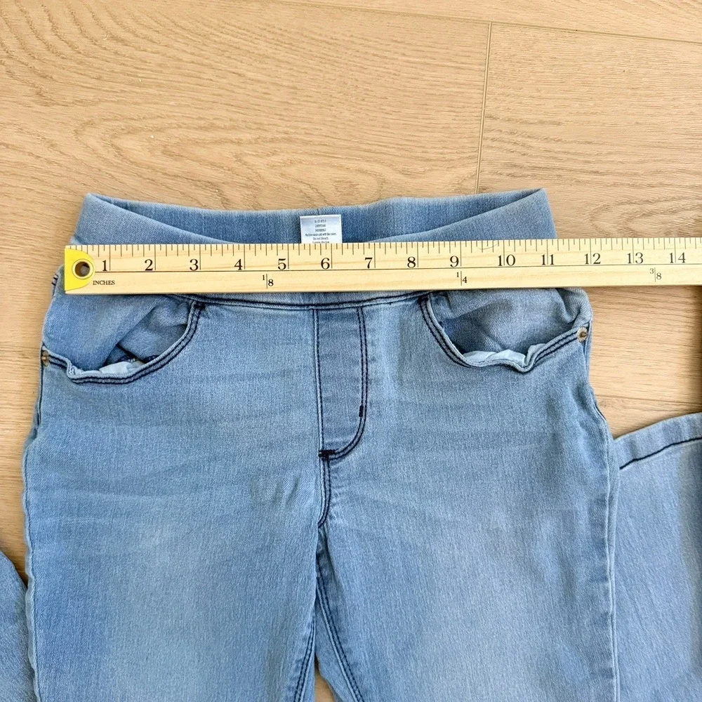 GYMBOREE Pull on Jeggings Girls Light Wash Denim Lot Of 2, Size 10